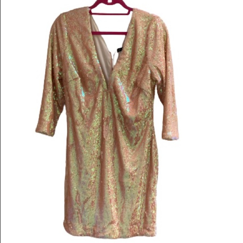 Venus Pink Sequin Dress - Picture 1 of 2
